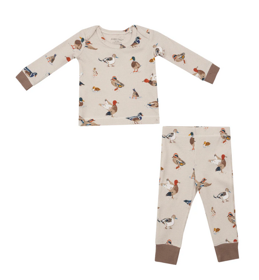 Duck Waffle Thermal Two Piece Set