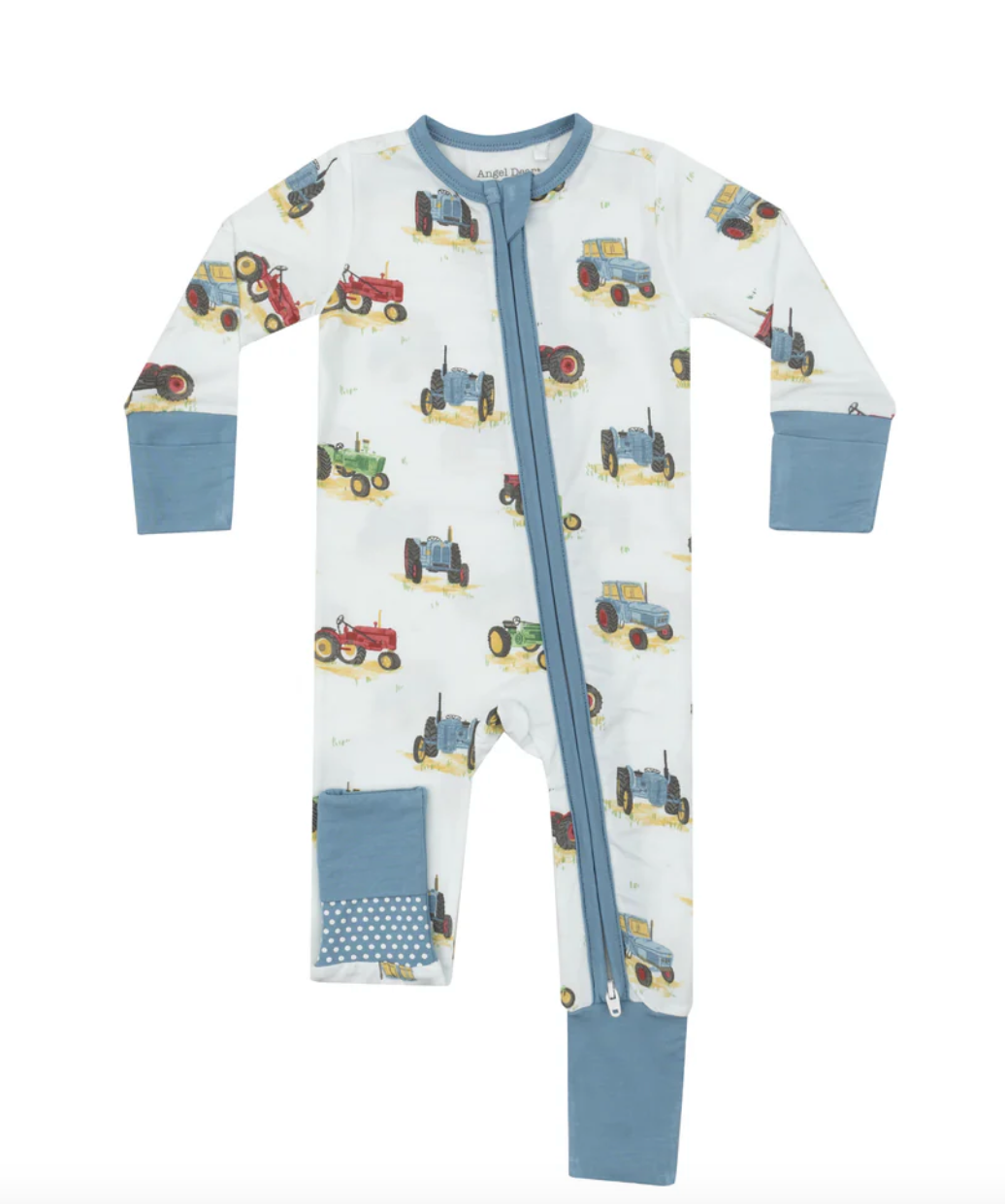 Vintage Tractor Bamboo Convertible Romper