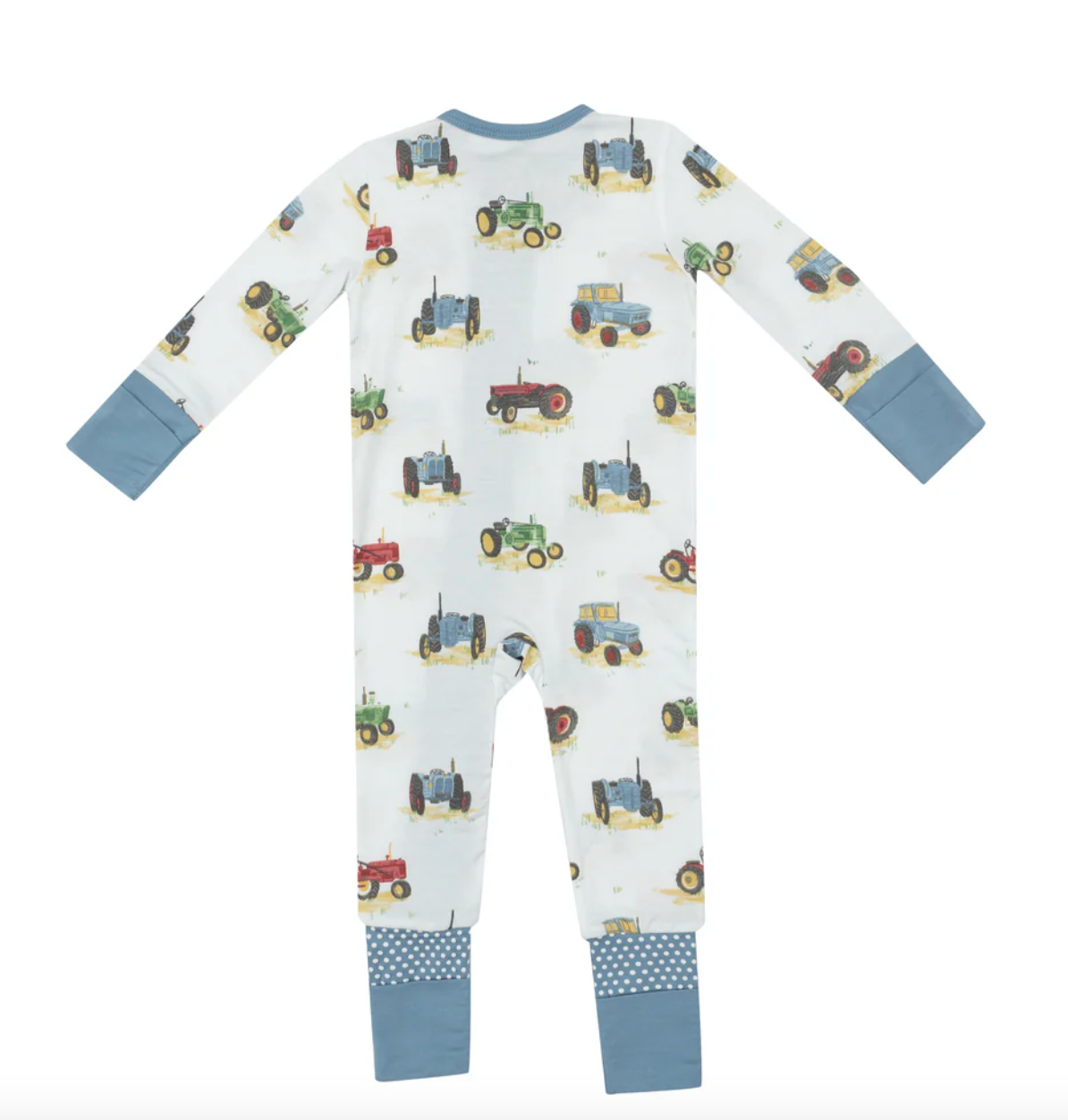 Vintage Tractor Bamboo Convertible Romper