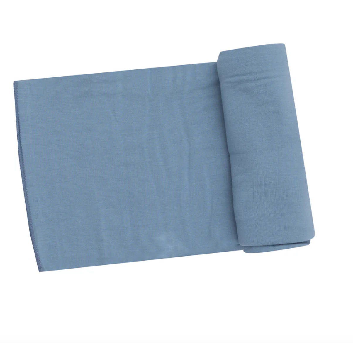 Solid 'Faded Denim' Bamboo Swaddle Blanket