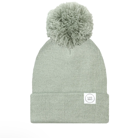 PomPom Beanie - Pewter