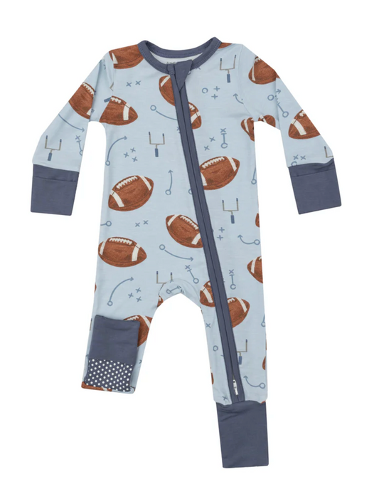 Football Bamboo Convertible Romper