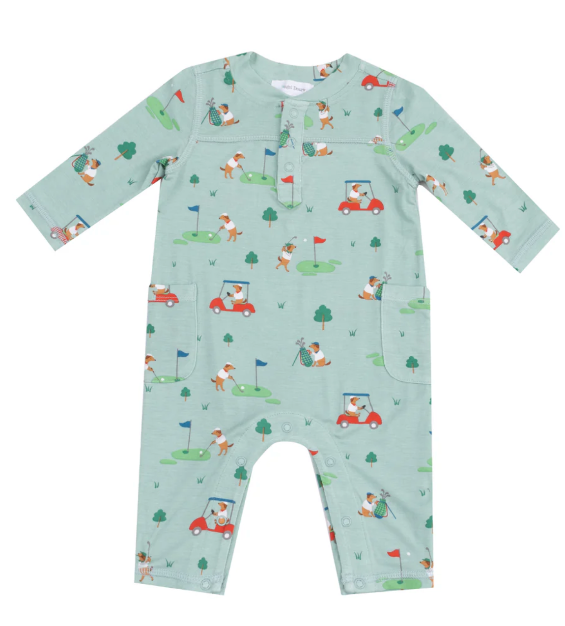 Bamboo Golf Club Pups Romper