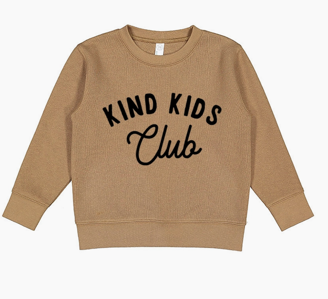 Kind Kids Club Crewneck - Camel