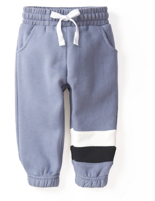 Elevated Stripe Joggers - Blue