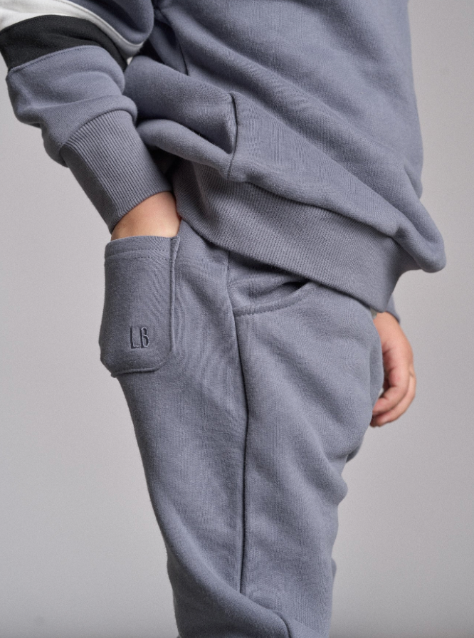 Elevated Stripe Joggers - Blue