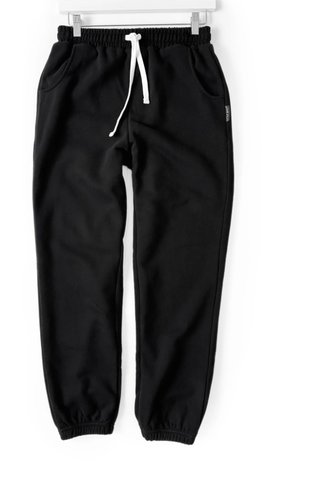 Elevated Black Joggers - Adult Unisex Fit