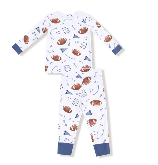 Football Long Sleeve Bamboo Loungewear
