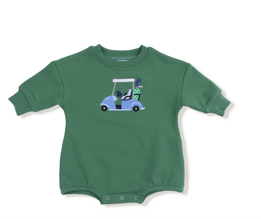 Green Golf Bubble Sweatshirt