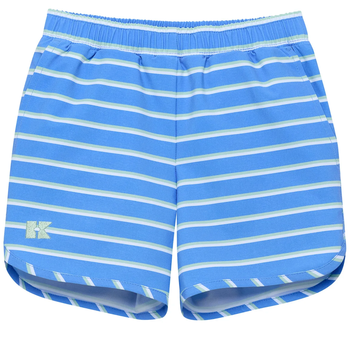 sky blue baseline stripe super short - no liner
