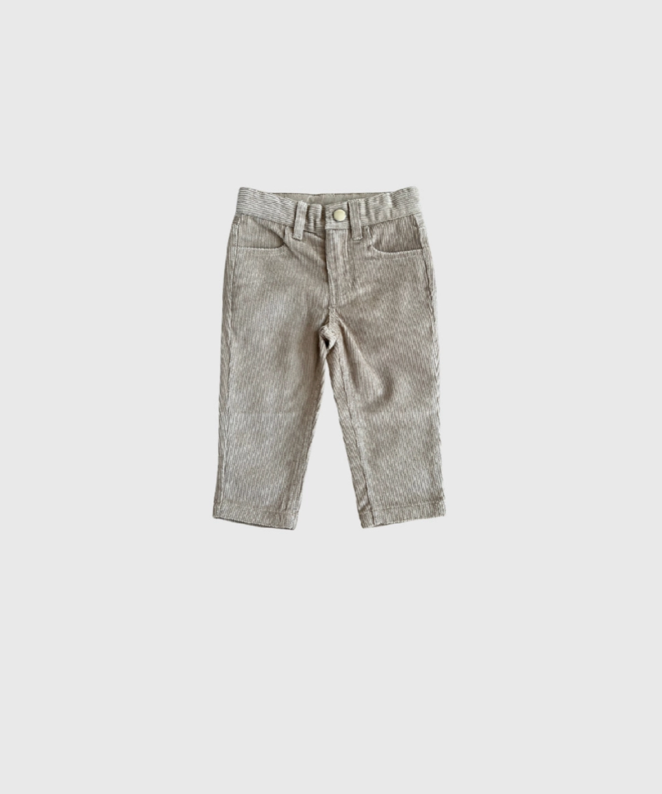 Corduroy Pants - Taupe