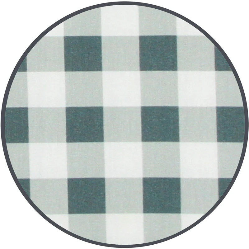 Skyler Gingham Top Knot Hat