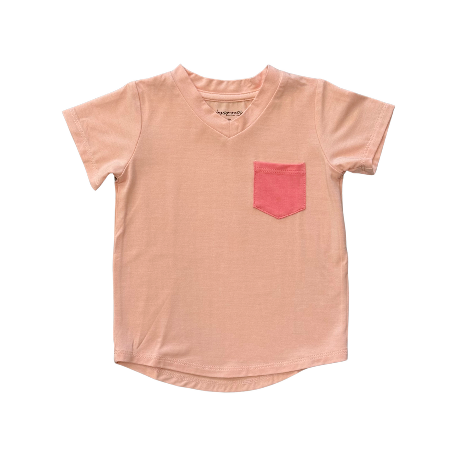 V-Neck Pocket Tee