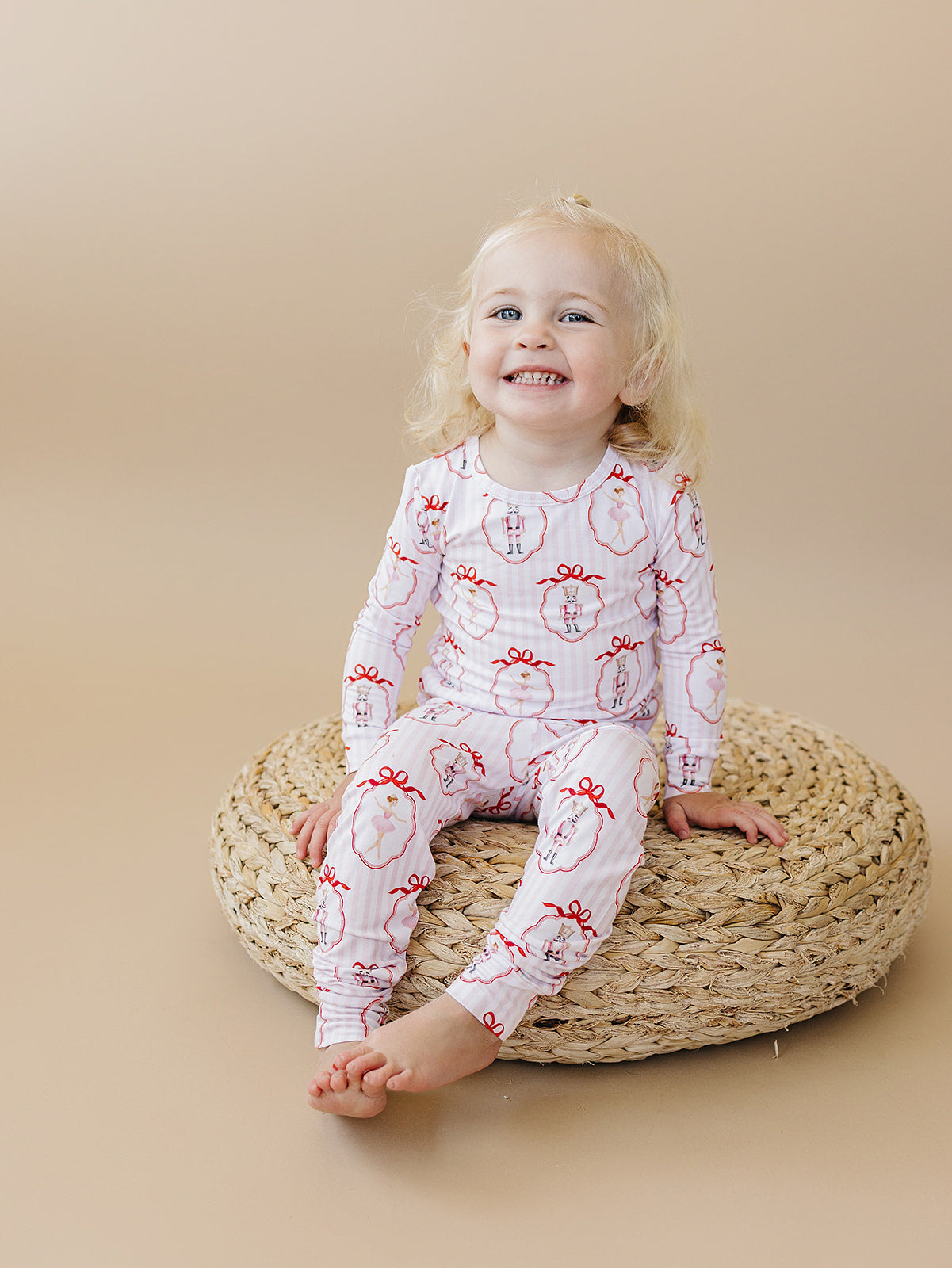 Bamboo Two Piece Set | Pink Nutcracker