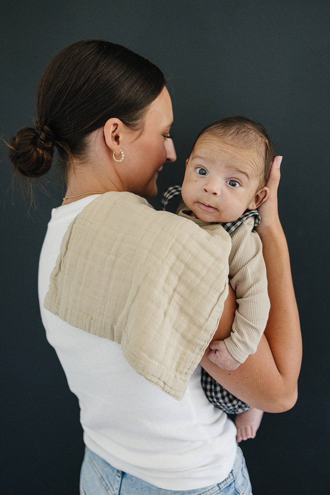 Oatmeal Muslin Burp Cloth