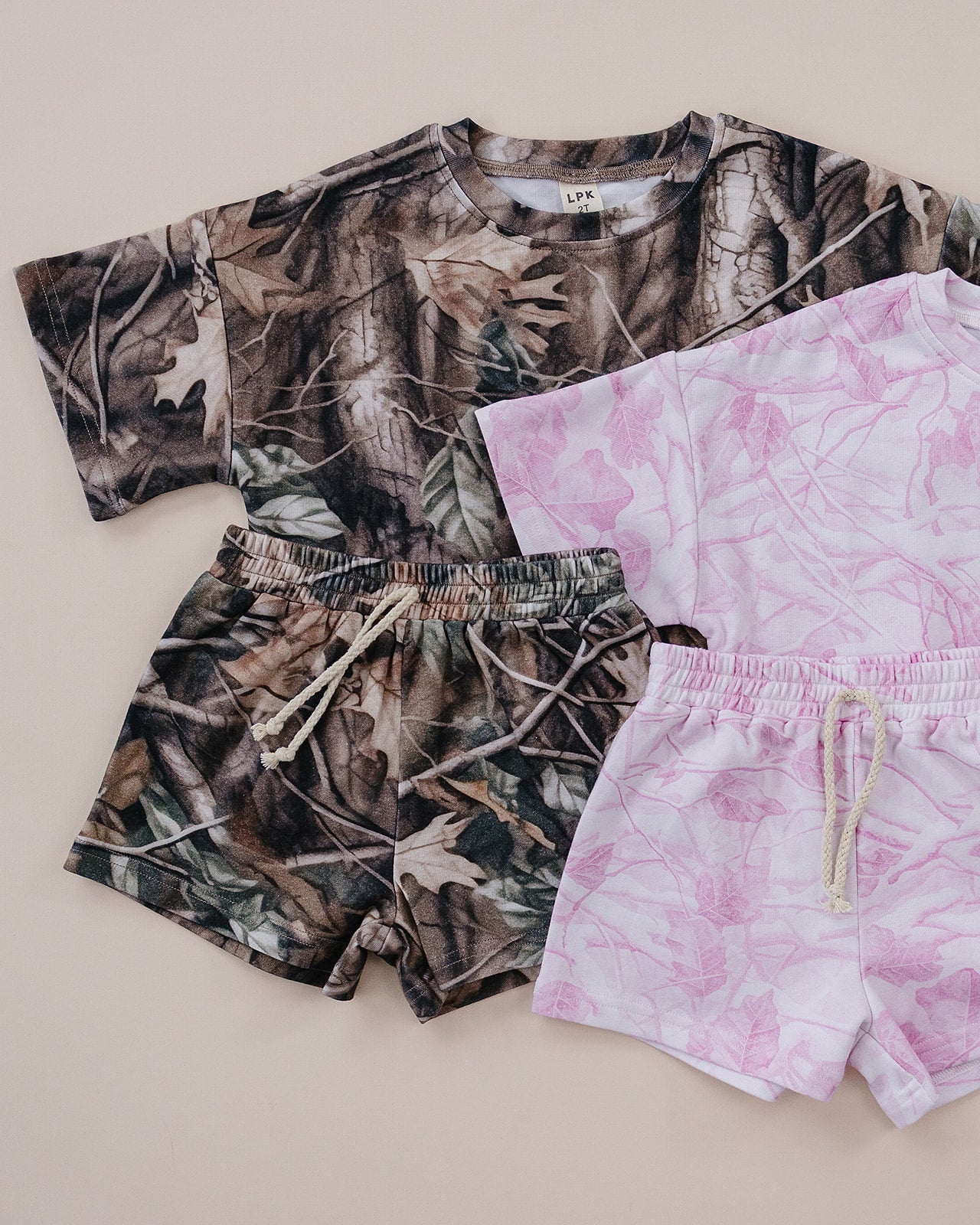 Shorts Set | Brown Camo