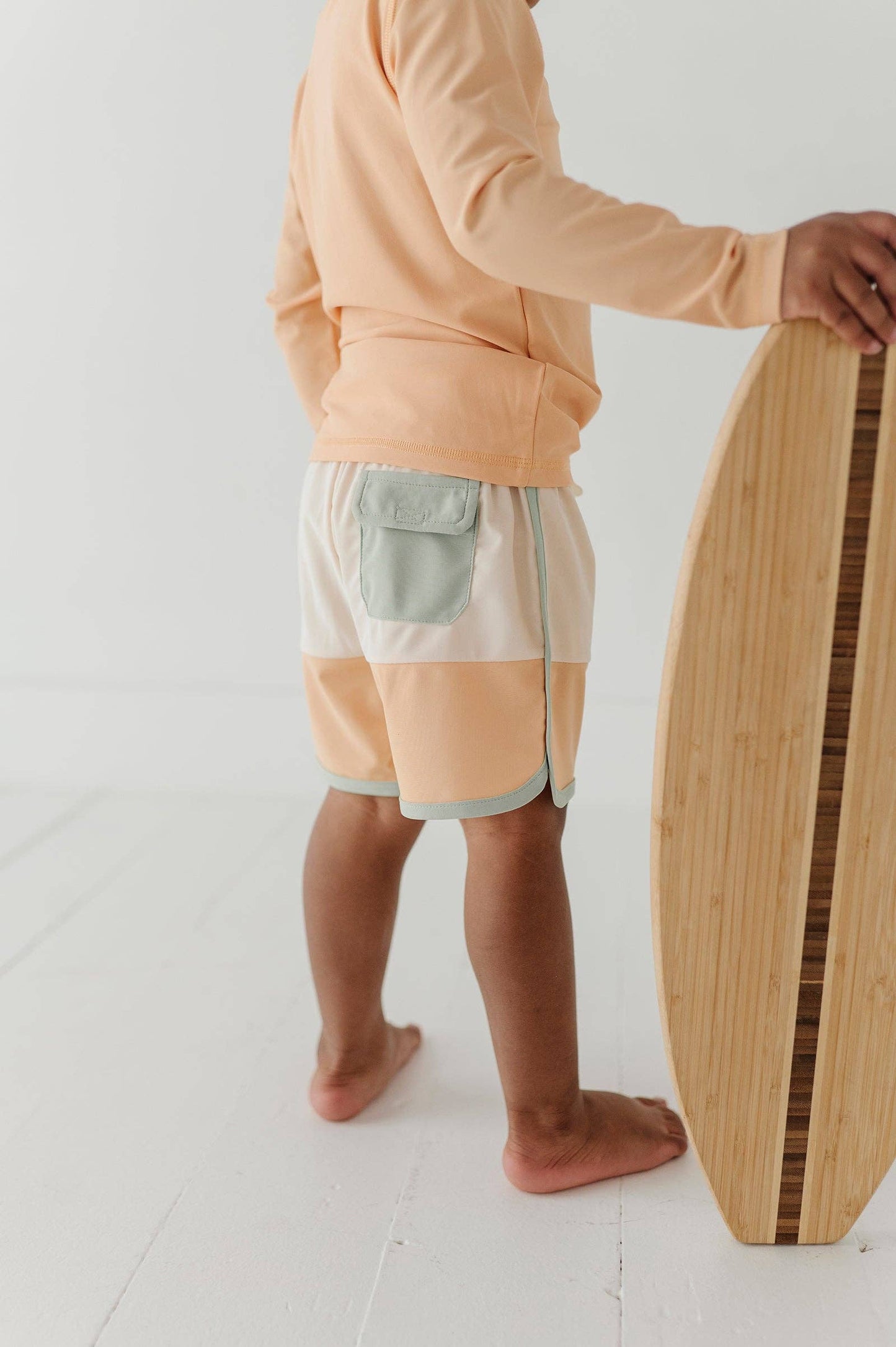 Colorblock Swim Shorts