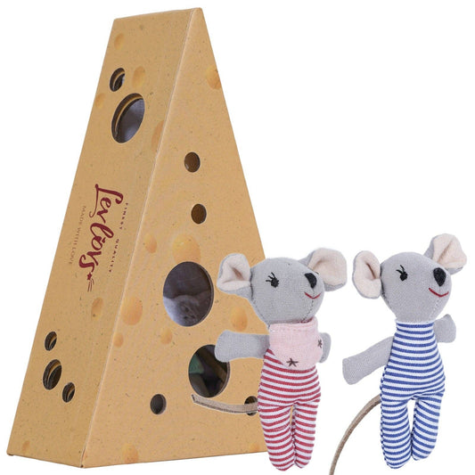 Baby Mice in Cheese Box Bedding + Accessories