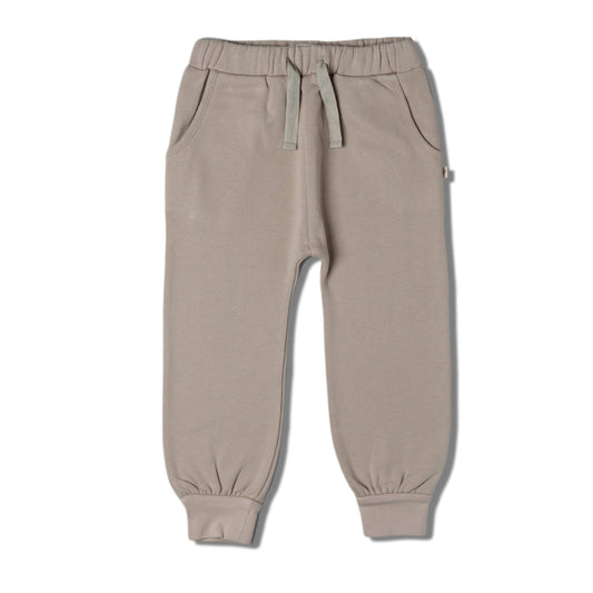 Organic Fleece Jogger Pants - Oat