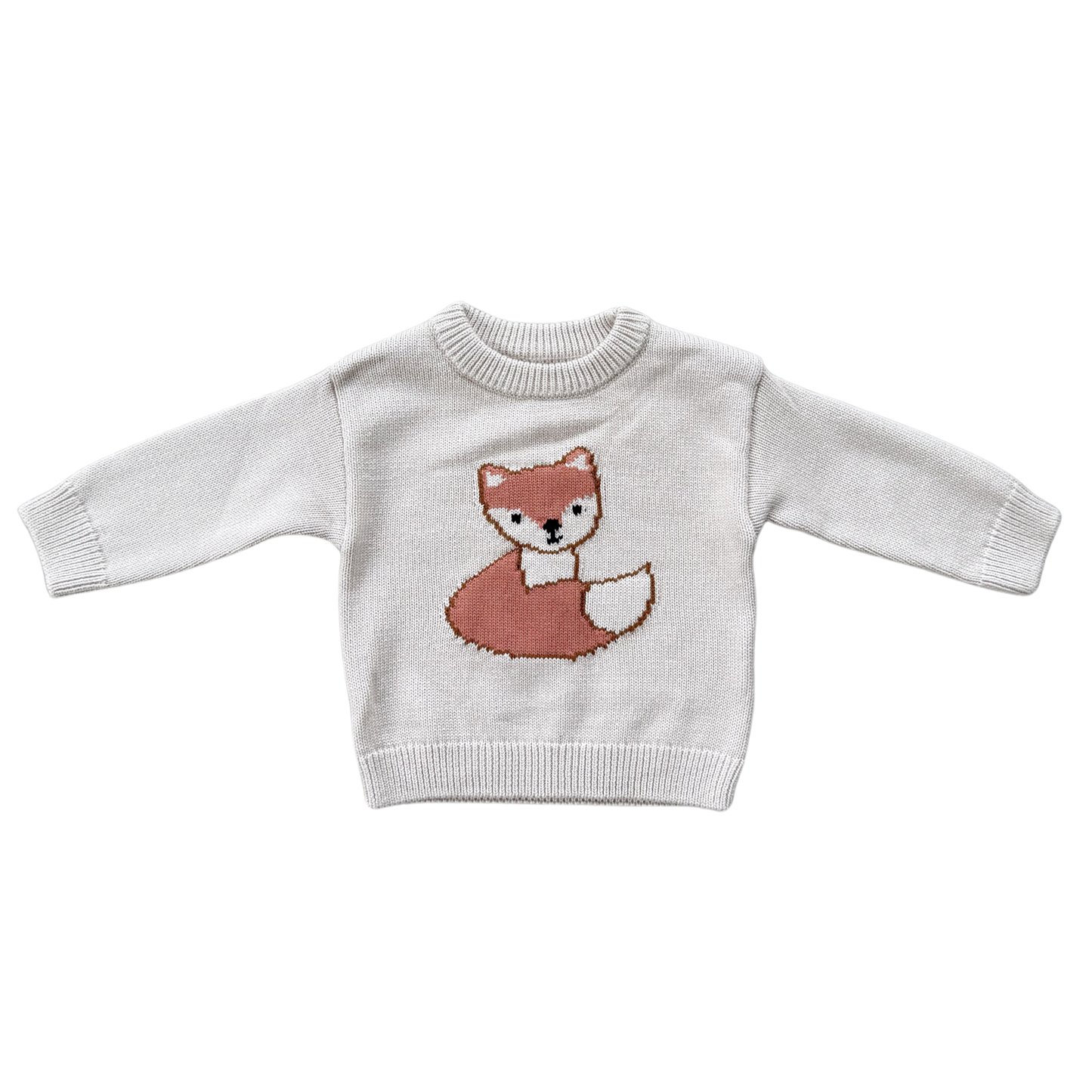 Knit Sweater Cotton - Fox