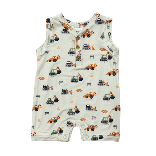 Sleeveless Romper: Construction
