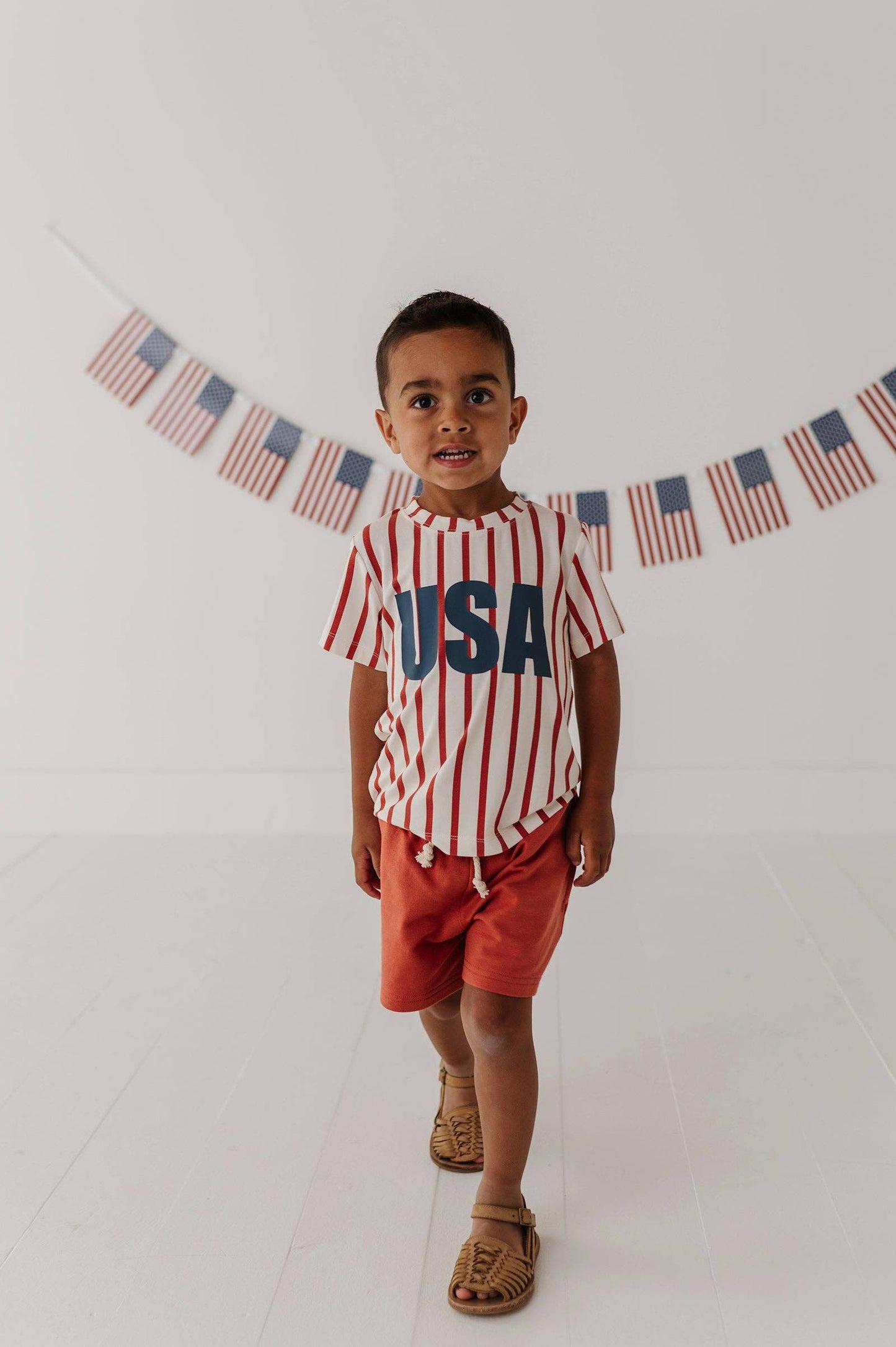 Short Sleeve Bamboo Tee: USA